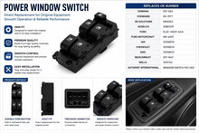 Cargar imagen en el visor de la galería, Master Electric Window Control Switch OEM Replacement
